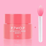 Korea lips care lip sleep mask night sleep hydrated maintenance lip balm pink lips whitening cream nourish protect cherry 3g