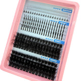 15Rows False Eyelashes Clusters Spikes&Bottom Lashes DIY Manga Cluster Eyelash Extensions Waterproof Individual Lashes Clusters