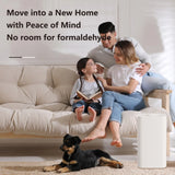 Lenovo Smart Air Purifier Desktop Air Cleaner 360°Air Intake Eliminate Formaldehyde Smoke Dust Quickly Removes Odors Low Noise