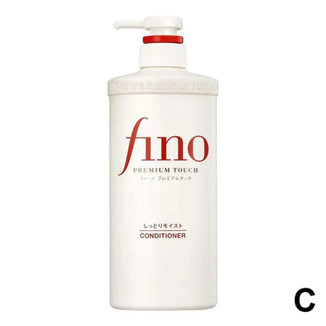 Fino Shampoo Conditioner 550ml Oil Control Volumizing Smooth Hair Mask Repair Dry Damaged Hair Moisturizing Nourishing Treatment