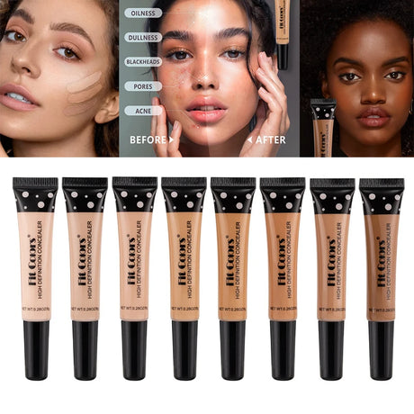 Nude Makeup Facial Foundation Waterproof Cover Blemish Base