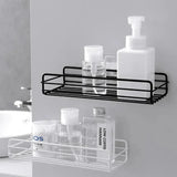 Wall Mounted Bathroom Shelf Corner Storage Iron Shower Drain Basket Cosmetic Rack Shampoo Holder Bathroom Organizer Wall Shelves