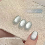 MN 1-20pcs 12ML Pink Gold Cat Eye Ocean Bubble Glass Beads Cat Eye Gel Nail Polish Blue Nails UV Light Nails Green Nails