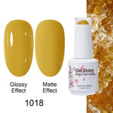 Clou Beaute Gel Nail Polish Neon Brown Royal Blue Red Green Pastal Nude Nail Art Varnishes Gel Lacquer Top Coat UV Gel Nail