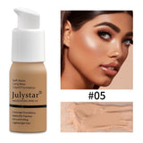 New Long Lasting Liquid Foundation Waterproof Oil Control Full Coverage Concealer Brighten Matte Moisturizing Primer Makeup Base