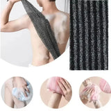 Japanese Exfoliating Bath Towel Ultra-Long Shower Scrubber for Back Antibacterial Foam Washcloth Multi-Use for Shower Skincare