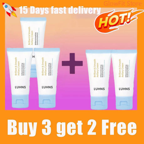 Underarm odor removal and purification whitening cream is suitable for dark skin, brightening, deodorizing, and smoothing