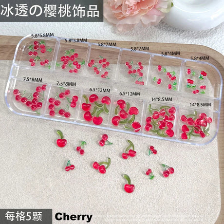 Conch Shell Coconut Tree Mermaid Tail Star Butterfly Heart Rhinestone Bowknot Christmas Snowflake Nail Art Accessory Decorations
