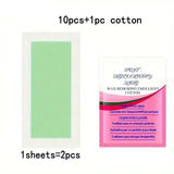 10/20/30/50 Pcs Depilatory Wax Strips For Hair Removal Wax Paper Cold Wax Strips Paper For Face Neck Arm Leg Body Beauty Tools