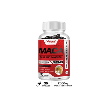 Maca Root Capsules - Boost Endurance & Strength, To Maximize Vitality and Performance, Muscle Mass Improve