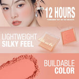 Soft Mineral Blush Palette 6 Colors Matte Long Lasting Powder Natural Cheek Contour Shadow Rouge Makeup Beauty