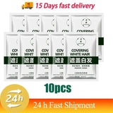 Herbal Anti-grey Treatment Hair Dye Shampoo White To Black Permanent Repair Natural Color Nourish Scalp Hair Care Products