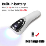 Handheld UV LED Nail Lamp USB Rechargeable Mini Manicure Lamp Nail Dryer With 5 Lamp Beads Quick Drying Gel Nail Polish
