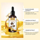 Hair Darkening Serum Deep Clean Scalp Dirt Nourish Strengthen Hair Roots Prevent Hair Loss Anti Breakage Hair Care Essence