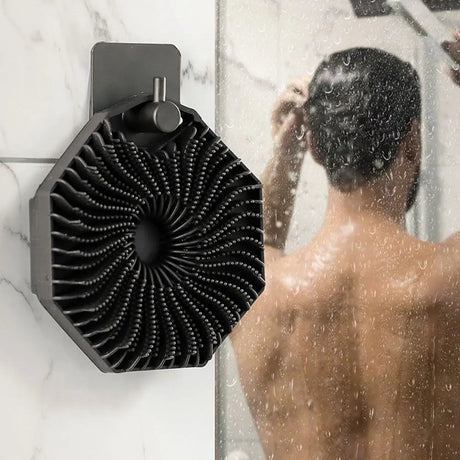 Silicone Exfoliating Body Loofah Bath Massage Shower Scrubber Spa Brush