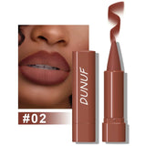 9 Colors Gradient Lip Liner Matte Black Brown Velvet Lipstick Waterproof Non Sticky Contouring Tint Lipliner Crayon Lip Makeup
