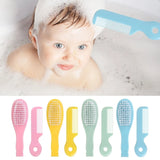 Baby Hair Brush & Comb Set Children Hair Brush Soft Nylon Bristle Cradle Caps Hair Brush for Toddler Infant  Massage