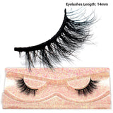 Half Lashes Short Mink Eyelashes Fluffy Soft False Eyelashes Wispy Cross Strip Eye Lashes Natural Mink Eyelash Extension Makeup