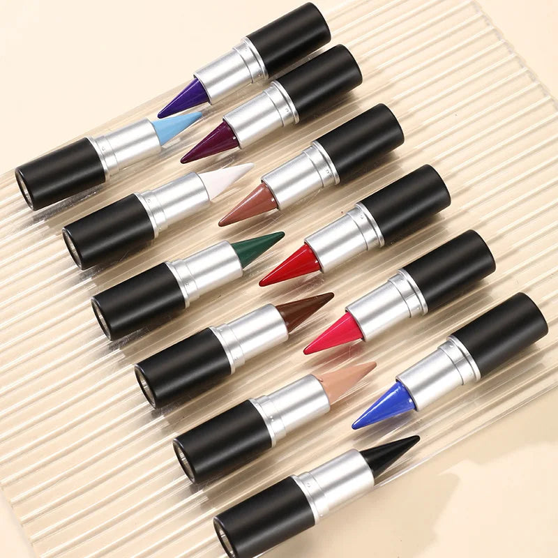 Matte Eyeliner Pencil Black White Blue Green Eyeliner Cream Waterproof and Not Easy To Smudge Colorful Eye Liner Eye Makeup Tool