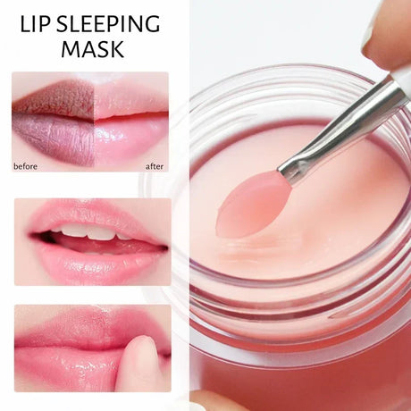3g South Korea Lip Sleep Mask Night Sleep Maintenance Moisturizing Lips Gloss Tinted Nourishing Lips Care Cherry Lip Balm