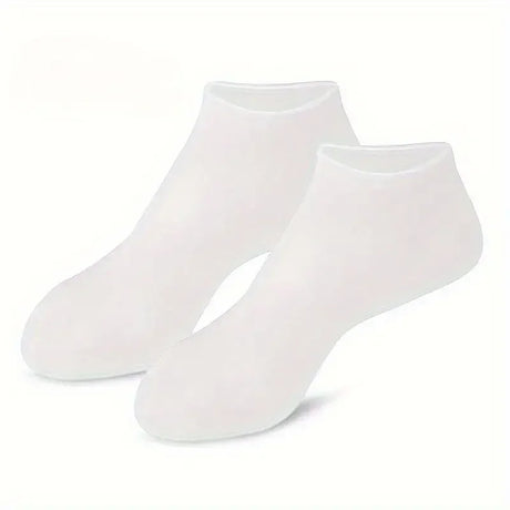 2 Pieces Silicone Foot Care Socks, Moisturizing Protection, Softening Dry, Cracked Heels, Foot Care Tools for Men and Women