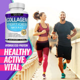 Multi Collagen Peptides Capsules 1800mg - Hydrolyzed Protein Collagen Complex Pills Promotes Skin & Hair , Joint for Men Women