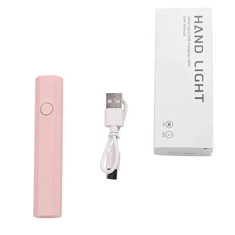 1pcs UV/LED Nail Lamp Set Handheld Light with Stand Rechargeable USB Gel Polish Nail Dryer For Quick Curing Manicure Tool