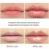 1Pc Absolute Lip Gloss Moisturizer Plumper Waterproof Long-lasting Hydrating Transparent Non-Sticky Gentle Nourishing Makeup
