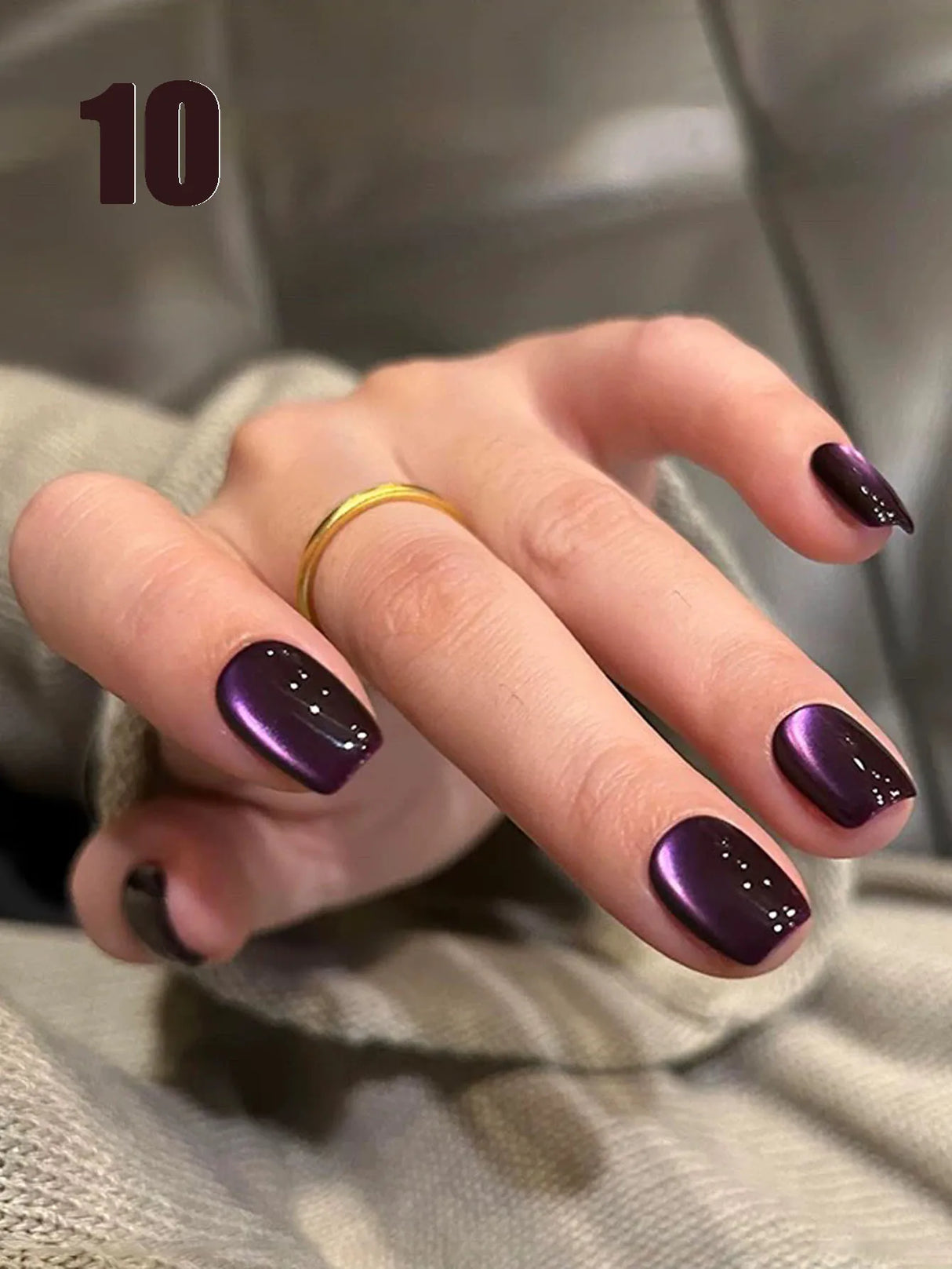 12ml 1-21pcs Brown Gold Cat Eye Gel Nail Polish Hot Selling Winter Whitening Magnet Gel Polish Gold Nails Nail Supplies Nail Art