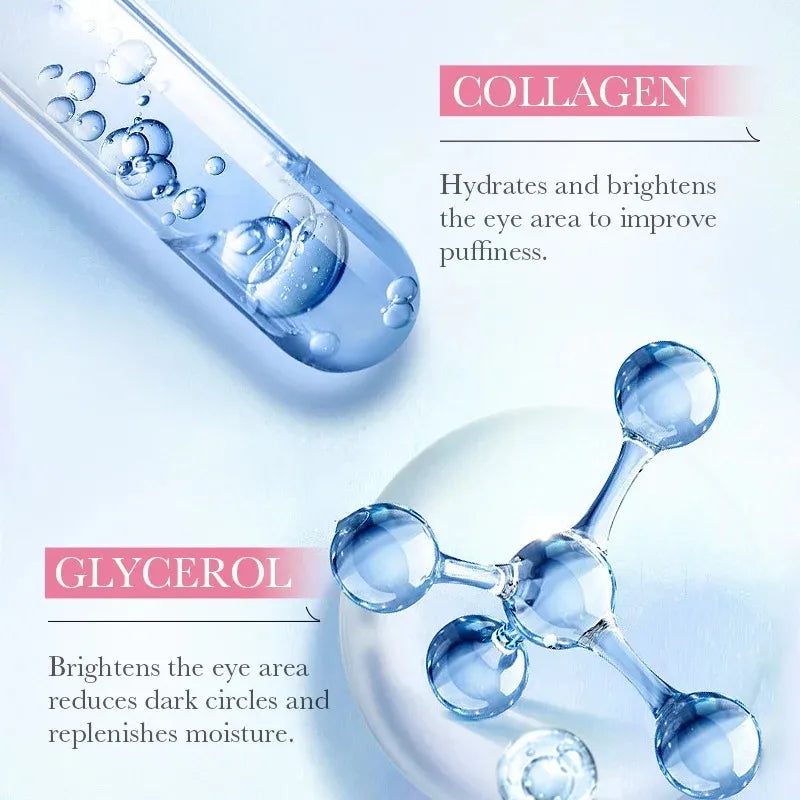 60pcs SADOER Sakura Collagen Eye Mask Anti Dark Circles Eyes Bags Removal Moisturizing Firming Eye Patches Skin Care for Eyes