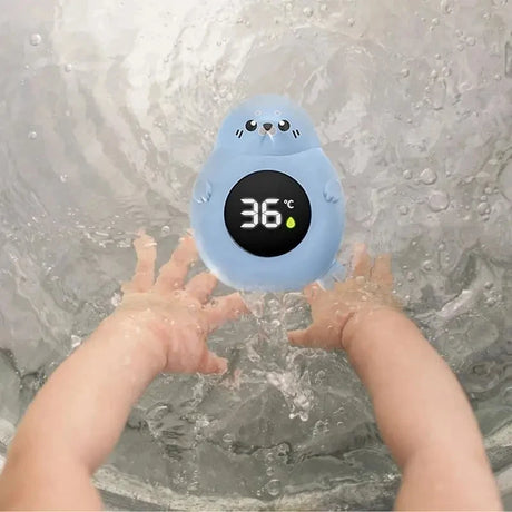 Baby Bathtub Shower Water LED Thermometer Baby Safe Temperature Sensor Floating Waterproof Baby Cartoon