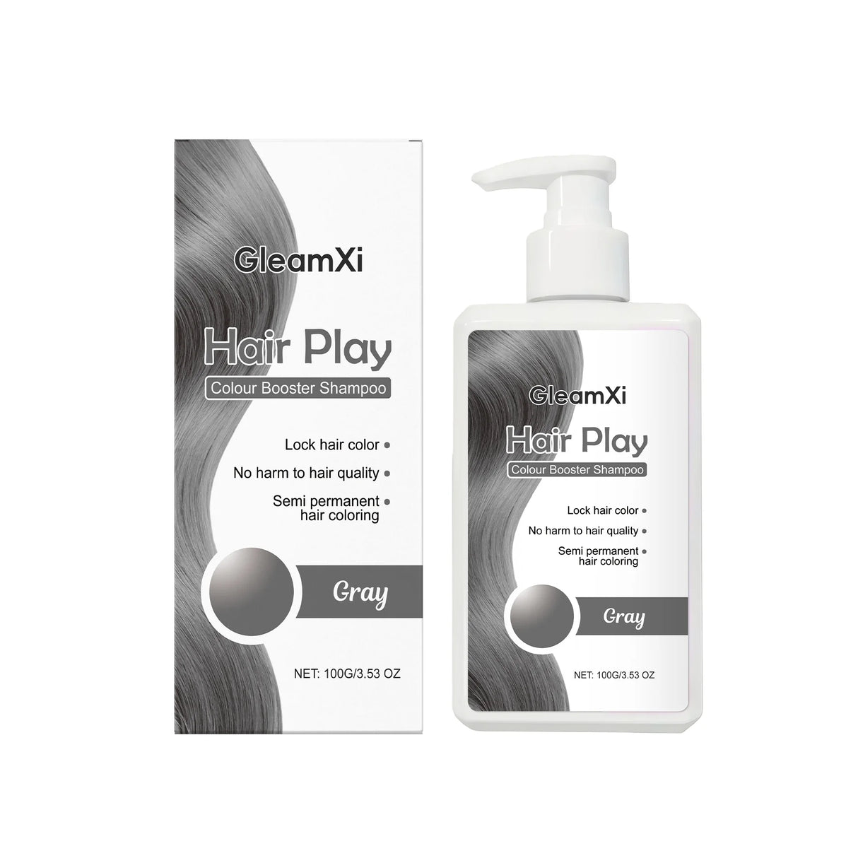 Hair Coloring Shampoo Color Enhance Hair Dye Protection Fade Yellow After Bleach Hair Non-Irritating Fixing Hair Dye Shampoo