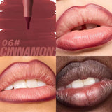 Velvet Brown Lip Liner Pencil Nude Matte Waterproof Non-stick Cup Cherry Red Lip Liner Lip Contour Pen Lipstick Makeup For Woman