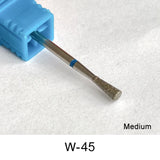 Diamond Ceramic Nail Drill Bits Milling Cutter For Manicure Left Right Rotary Cuticle Files Buffer DIY Nails Accessories Tools