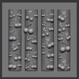 3D Rose Flower Butterfly Silicone Nail Mold Cherry Design DIY Manicure Jewelry Crafts Nail Art Decor Tool