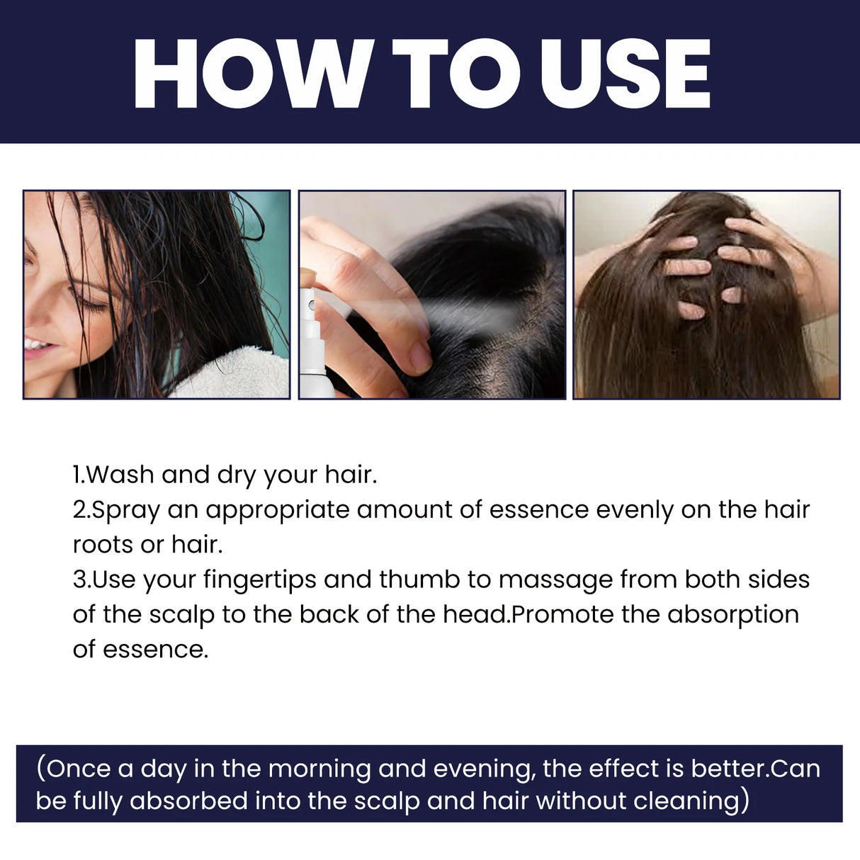 Ginger Hair Spray Promote Growth Anti Loss Improve Thin Dry Breakage Hair Nourish Root Scalp Damaged Treatment Hair Grow Spray