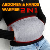 Electric Heating Belt Hand Warmer USB Charging Portable Heater Hot Compress Therapy Abdominal Waist Menstrual Uterus Warming Pad
