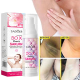 Whitening Cream Private Parts Underarm Bleaching Serum Whiten Butt Knee Brighten Inner Thigh Intimate Parts Dark Remove Melanin