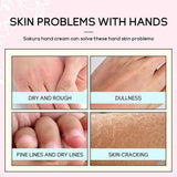 LAIKOU Sakura Hand Cream Deep Moisturizing & Restoring Hand Lotion for Dry Skin,Non-Greasy, Fast Absorbing Hand Care Cream