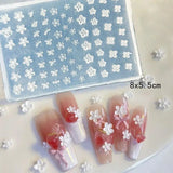 〔CC55〕3D Fruit Silicone Nail Mold Sweet Flower Petals Fairy Nails Templates DIY Nail Art Decor Manicure Template For Nail Charms