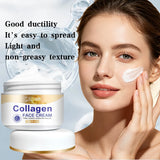 JUINHOU Collagen Retinol Face Cream Moisturizer Brighten Skin Elasticity Improving Soothing Face Skin Suitable for Daily Skincar