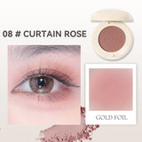 Single Glitter Eyeshadow, Lightweight Glitter And Matte Eyeshadow, Long Lasting, Smudge Proof, Shimmer Eyeliner And Blush Look