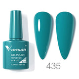 VIP5 Venalisa Nail Gel Polish Jelly Color HEMA/TPO FREE Nude Pink Semi Permanent Soak Off UVLED Gel Polish Sparkle Gel Varnish