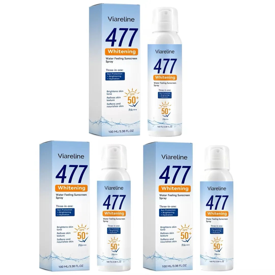 Whitening Sunscreen Spray SPF50+ Lasting Anti UV Lightweight Refreshing Clear Waterproof Water Feeling Hydrating Sun Care Mist