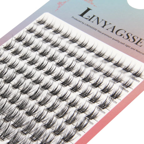 Cluster Lashes 72 Individual Lashes Clusters Eyelash Extensions False Eyelashes DIY Wispy Fluffy Lash Extension Mix 10-16mm