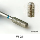 Diamond Ceramic Nail Drill Bits Milling Cutter For Manicure Left Right Rotary Cuticle Files Buffer DIY Nails Accessories Tools