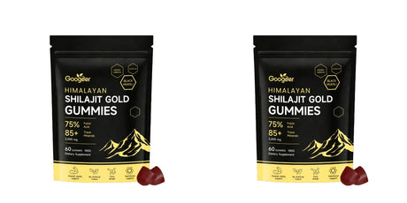 Himalayan Shilajit Gold 60 Gummies Minerals Formula Supports Energy Boost & Body Vitality Natural Nutritional Dietary Supplement