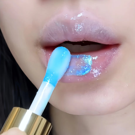 Herorange Star Shine Glitter Lip Gloss Shimmer Fine Glitter Long Lasting Moisturizing Non Sticky Glossy Lip Makeup