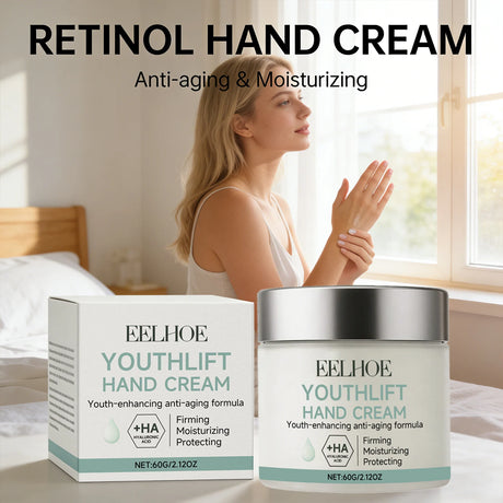 Retinol Hand Cream Nourishing Repair Soften Skin Prevent Dryness Cracking Beauty Long-Lasting Moisturizing Hand Skincare Lotion