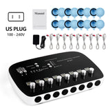 Microcurrent Muscle Stimulator EMS Tens Body Shaping Massage Breast Enhancement Neck Shoulder Back Arm Leg Massage Machine